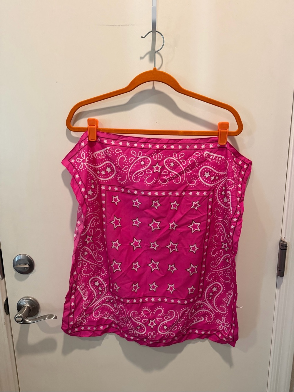 Barbie Pink Bandana Print Scarf Wrap